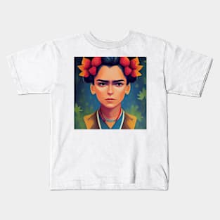 Frida Kahlo | Anime style Kids T-Shirt